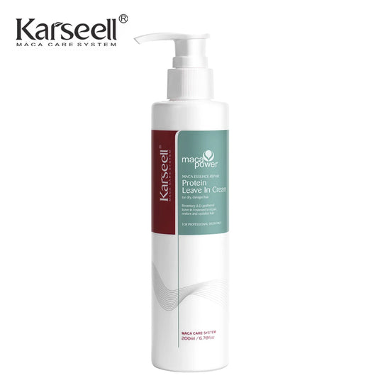 Karseell Leave In Conditioner Repair Protein Cream Hair Treatment Natural Essences Organic Protein Cream for Dry Damaged Hair