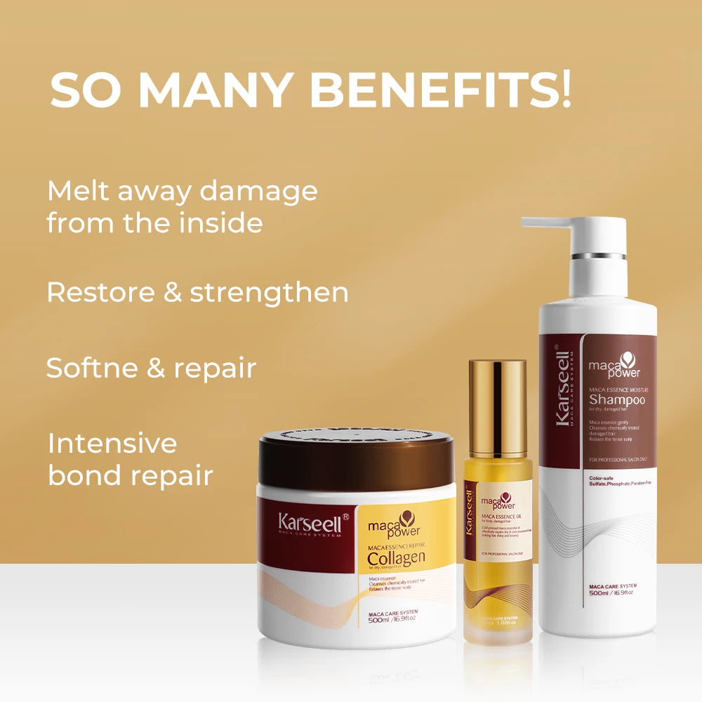 Karseell Collagen Hair Mask+Argan Oil Set