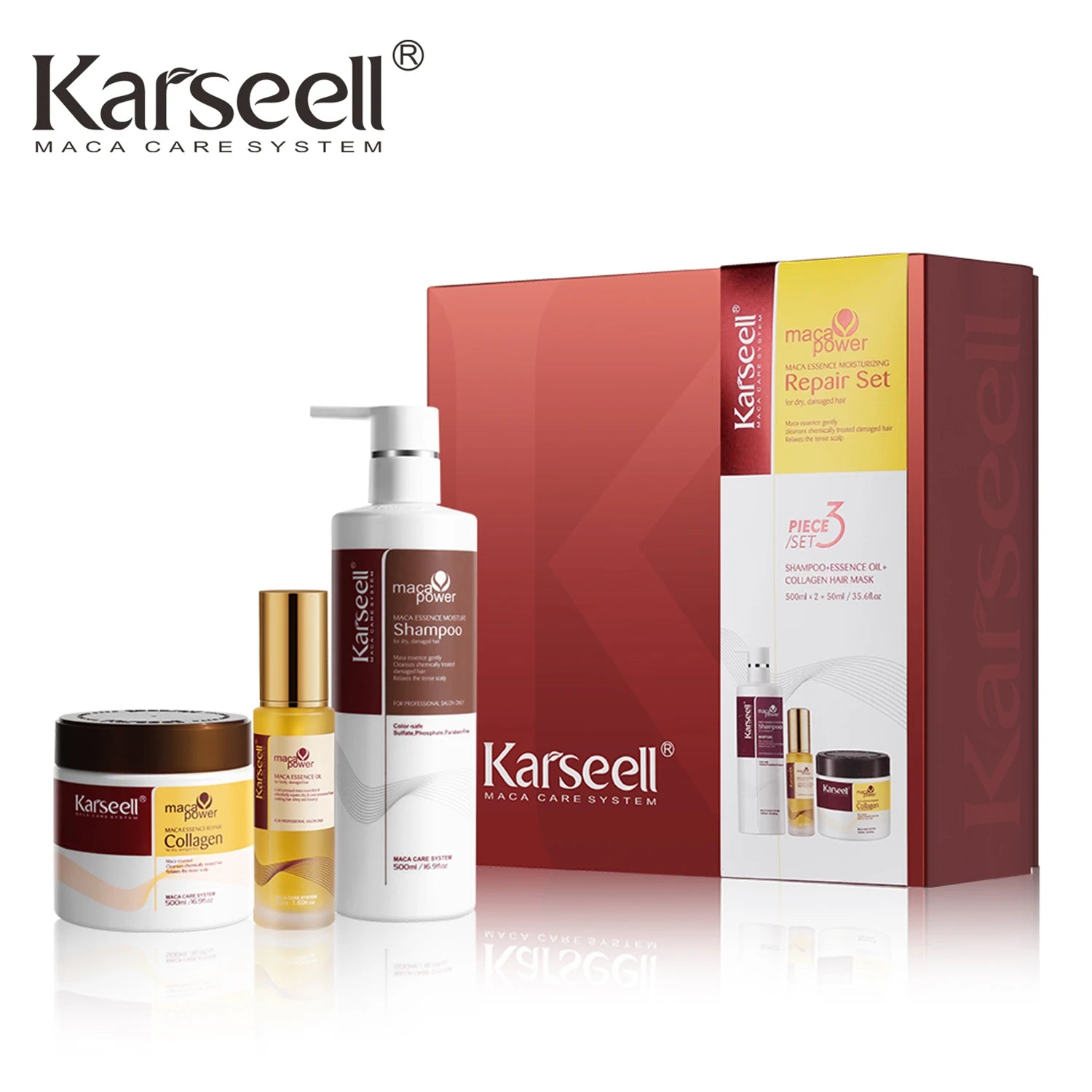 Karseell Collagen Hair Mask+Argan Oil Set