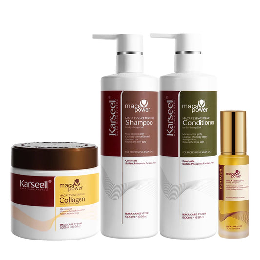 Karseell Hair Oil+Shampoo And Conditioner Hair Repair Set