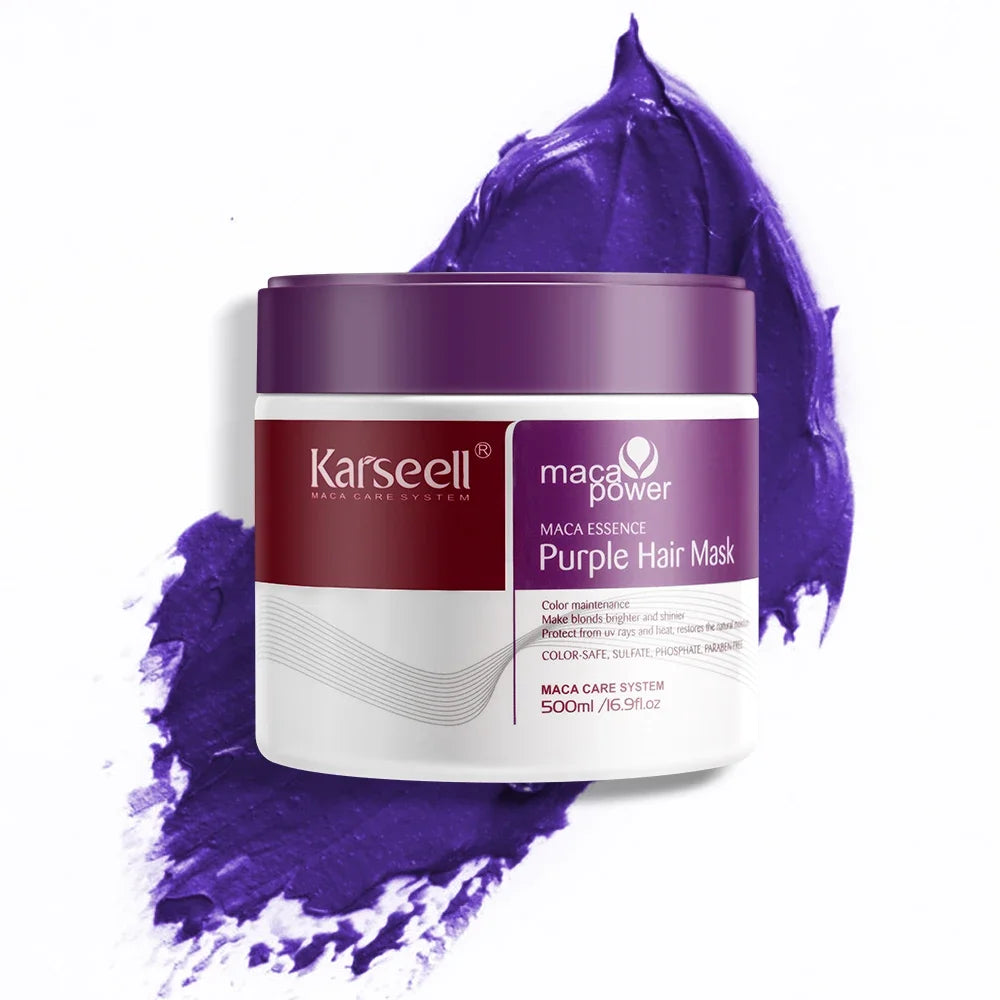 Karseell Purple Hair Mask + Purple Shampoo Set