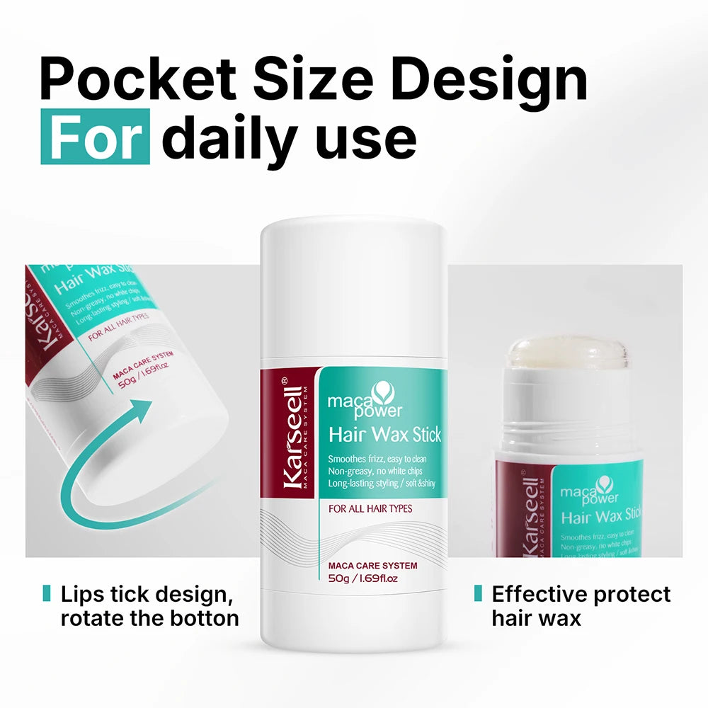 Karseell Hair Wax Stick 50g – Long-Lasting Matte Finish & Flyaway Control