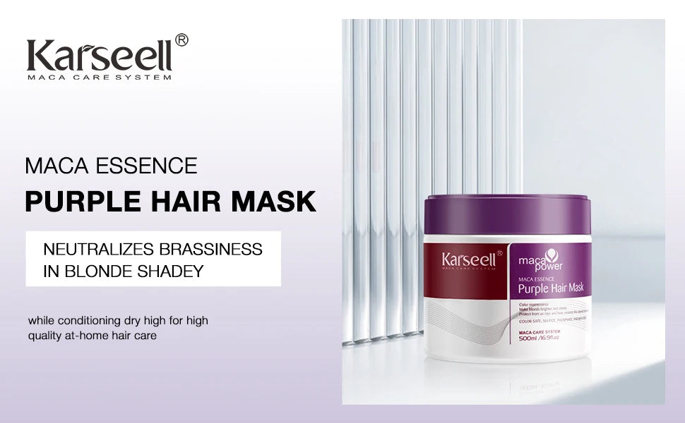 Karseell Purple Hair Mask + Purple Shampoo Set