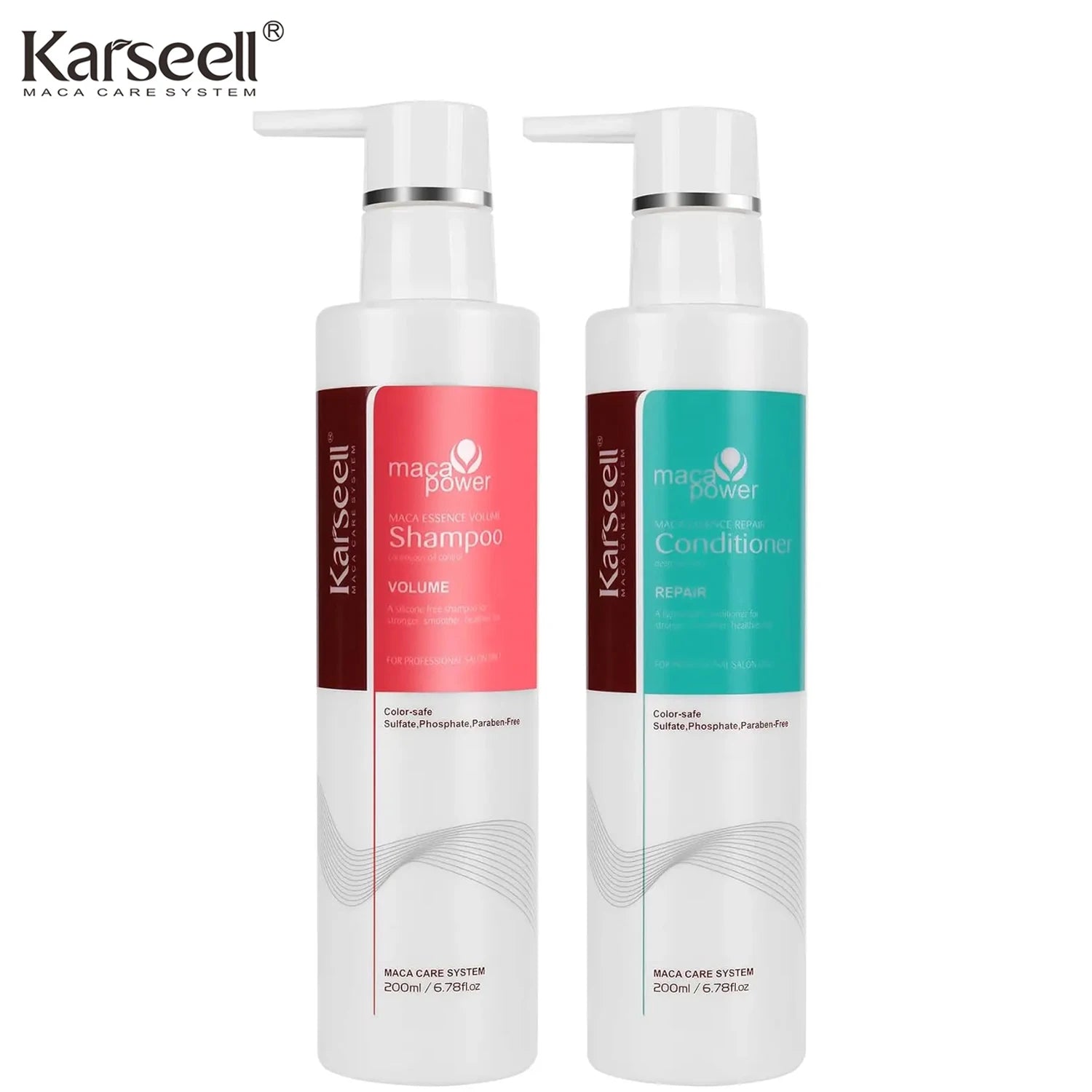 Karseell Volume Shampoo & Conditioner with Argan Oil