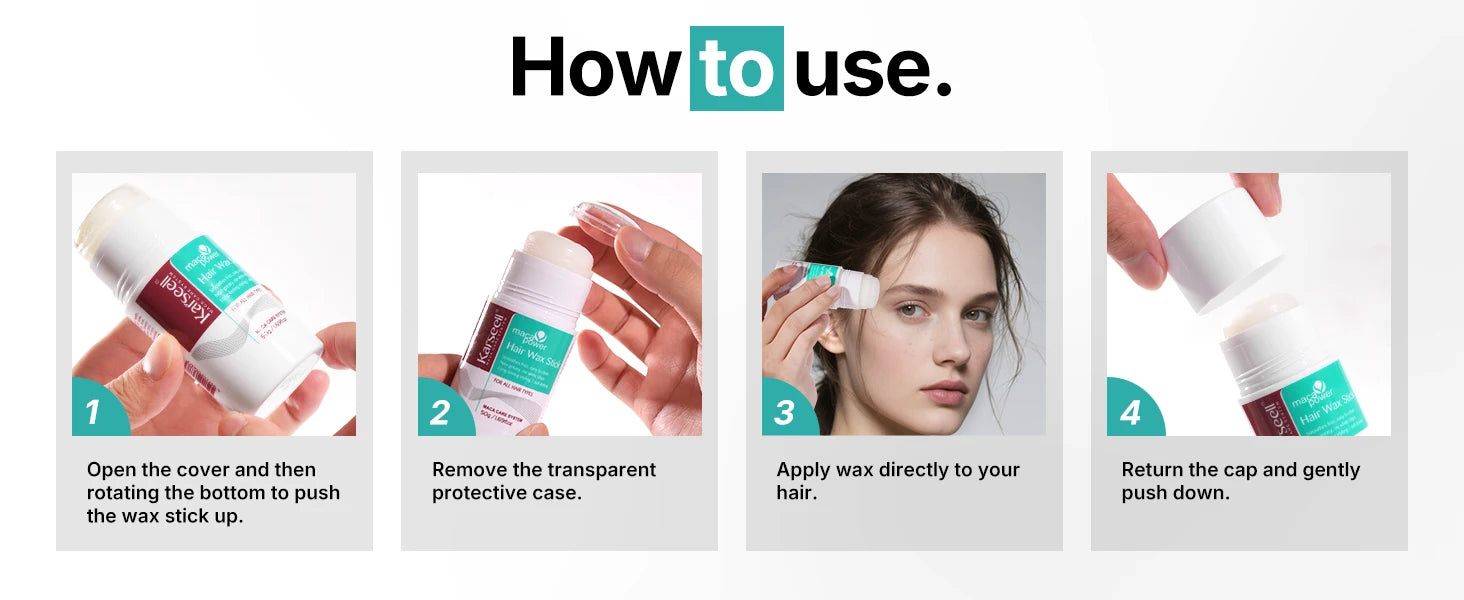 Karseell Hair Wax Stick 50g – Long-Lasting Matte Finish & Flyaway Control