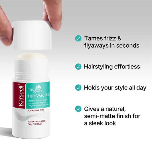 Karseell Hair Wax Stick 50g – Long-Lasting Matte Finish & Flyaway Control