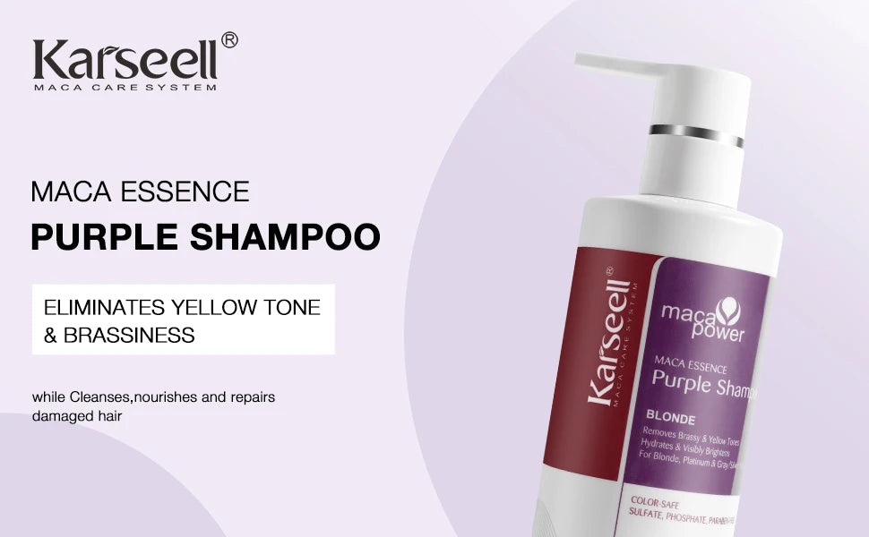 Karseell Purple Hair Mask + Purple Shampoo Set